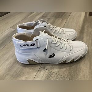 New In Bag LDECK Womens White  High Top Shoes Size (40 ) US 9.5